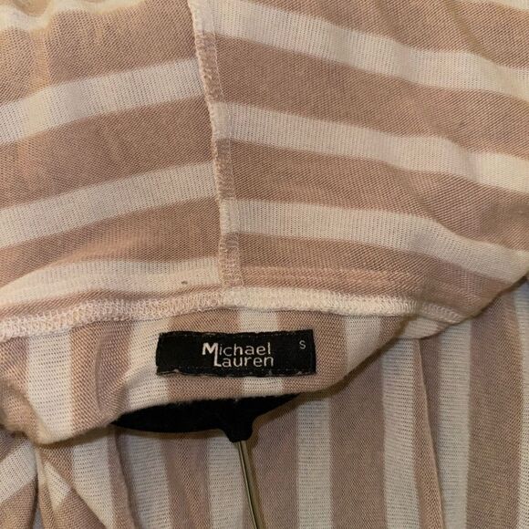 Dainty Open Front Drape Cardigan with Hood - Picture 6 of 7